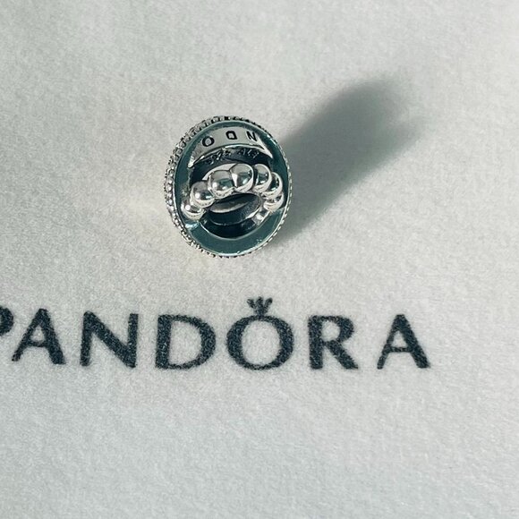 Pandora Signature Logo Pavé & Beads Charm - Picture 3 of 4